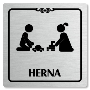 Herna, 118x118mm, stříbrná, Texas